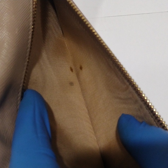 PRADA Wallet 7.5"x3.25" Tan Saffiano Leather Long Flap Snap Closure - Authentic - Picture 10 of 14